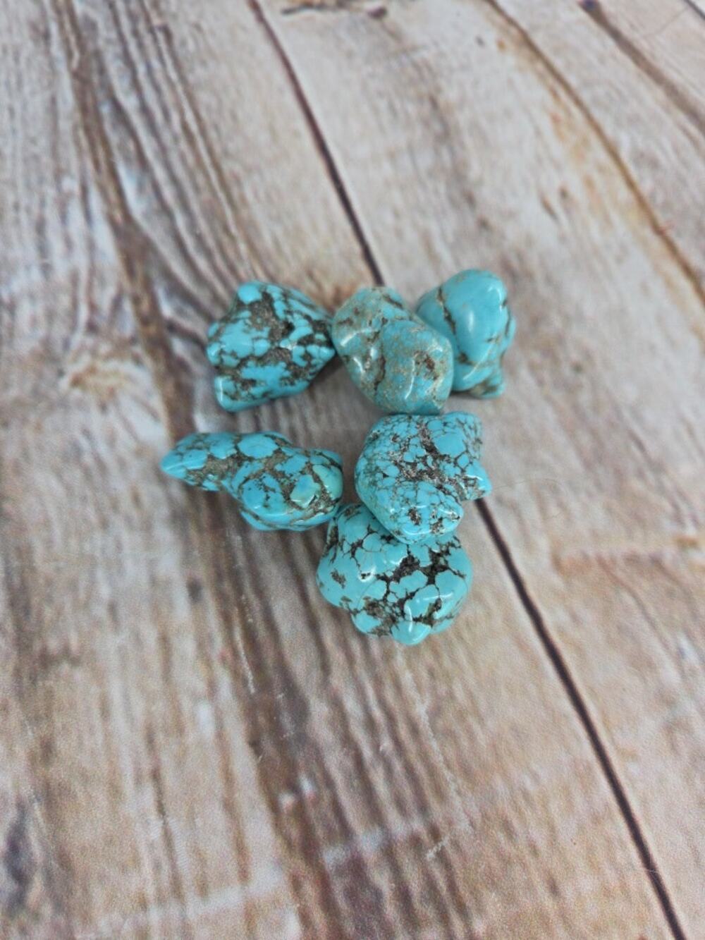 Lot of 6 Turquoise Nuggets NEW